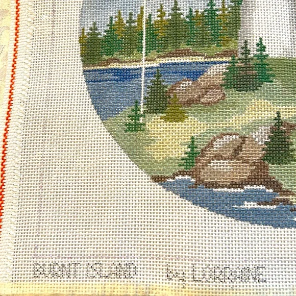 New Maine Coastal Hand painted needlepoint canvas by Lorraine - Picture 4 of 4